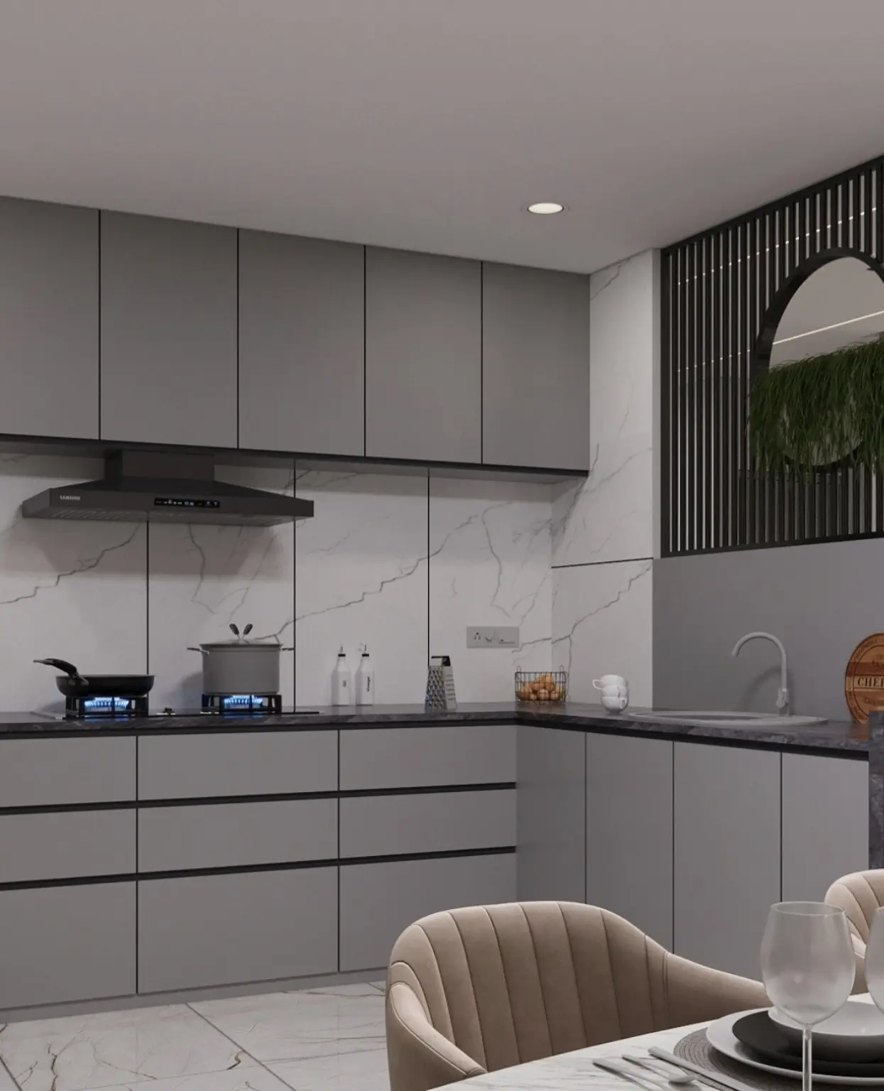 STEADWIN interior concept reference: dining & details